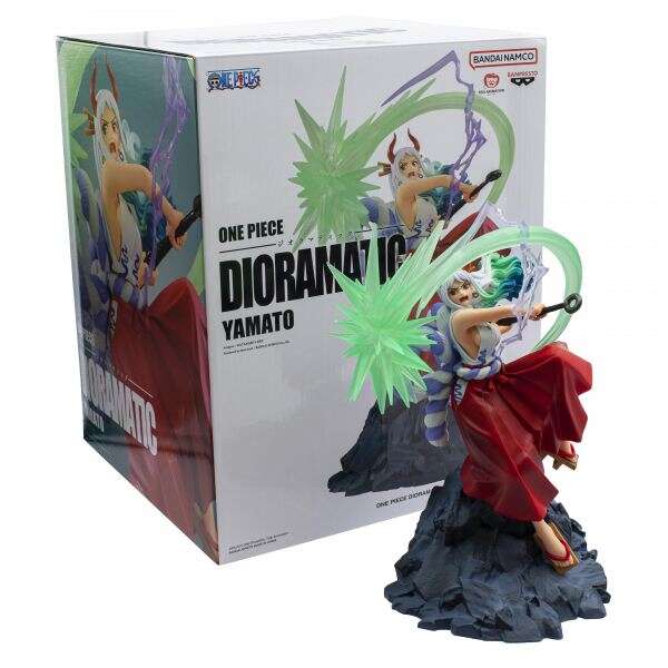 banpresto one piece dioramatic yamato figura de coleccion altura 19cm aprox. fabricada en pvc y abs