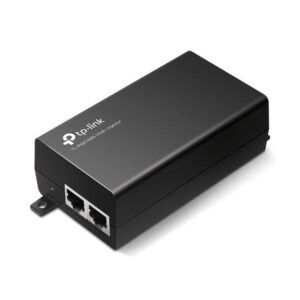 tp link inyector poe 2 puertos gigabit hasta 30w plug & play