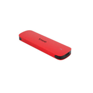 tooq caja externa m.2 nvme usb3.1 gen2 aluminio color rojo