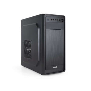 tooq caja semitorre atx/microatx/mini itx tamaño disco soportado 3.5", 2.5" usb3.0, 2.0, audio hd ventilador 120mm incluido color negro