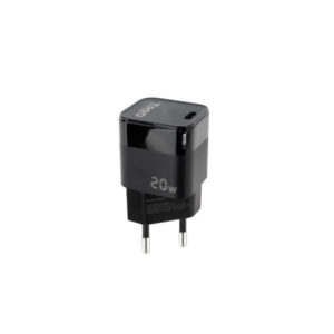 tooq cargador de pared usb c/pd 20w color negro