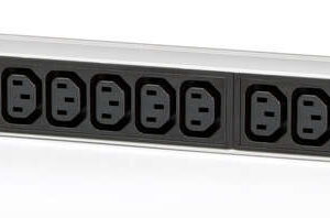 salicru regleta sps pdu unidad de distribucion de energia 12 tomas iec c13 color negro