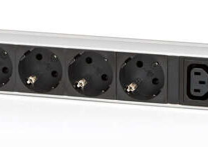 salicru regleta sps pdu unidad de distribucion de energia 4 tomas schuko y 6 tomas iec c13 color negro