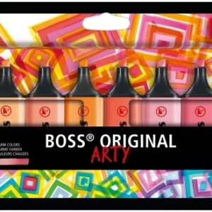 stabilo boss original arty pack de 10 marcadores fluorescentes colores calidos trazo entre 2 y 5mm tinta con base de agua
