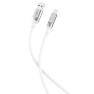 xo cable nb251 carga rapida usb micro usb 6a 1m color blanco