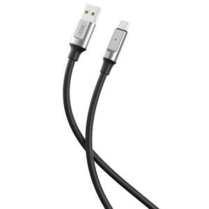 xo cable nb251 carga rapida usb micro usb 6a 1m color negro