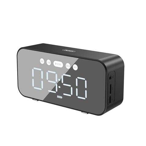 xo altavoz bluetooth mirror clock f41 color negro