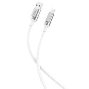 xo cable nb251 carga rapida usb lightning 6a 1m color blanco