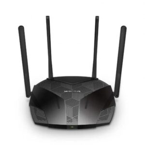 mercusys router wifi 6 doble banda ax3000 4 puertos 10/100/1000mbps 4 antenas 5dbi ofdma, mu mimo