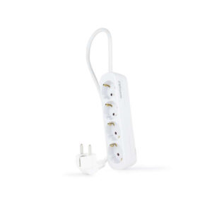 nanocable regleta 4 tomas 1.4m color blanco
