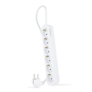 nanocable regleta 6 tomas 1.4m color blanco