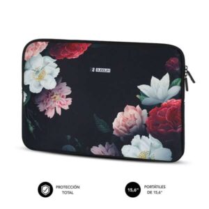 subblim funda trendy de neopreno grosor 3mm resistencia a golpes y caidas color flowers