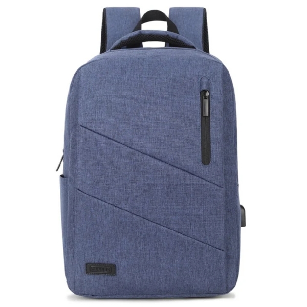 subblim mochila para portátil city backpack 15,6" compartimento acolchado resistente al agua puerto usb color azul