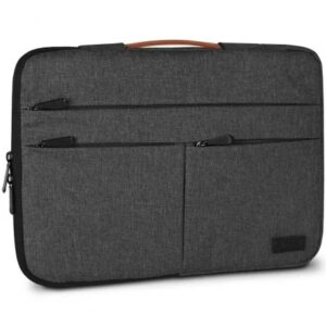 subblim funda air padding 360 380x275x30 mm protección 360º con air padding múltiples bolsillos resistente y duradera color gris