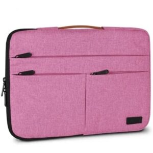subblim funda air padding 360 380x275x30 mm protección 360º múltiples bolsillos resistente y duradera color rosa