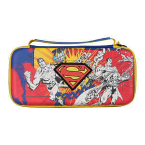 fr tec bolsa premium superman para nintendo switch compatible con todos los modelos estuche de alta calidad con soporte incorporado incluye caja de 4 juegos material interior protector aterciopelado color varios