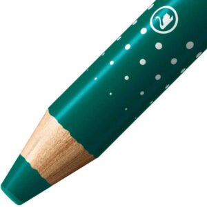 stabilo markdry marcador para pizarra mina xxl de 10mm madera 100% certificada prfc color verde