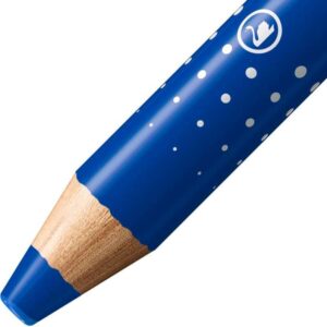 stabilo markdry marcador para pizarra mina xxl de 10mm madera 100% certificada prfc color azul