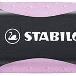 stabilo green boss pastel marcador fluorescente fabricado con un 83% de plastico reciclado trazo entre 2 y 5mm recargable color brisa violeta