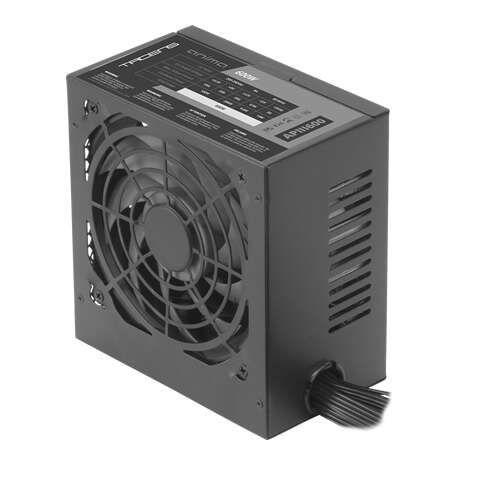 tacens apiii600 fuente de alimentacion 600w atx eficiencia 85% bronze tecnologia smd seguridad total silencio total cables y carcasa full black empaquetado con alta proteccion epe color negro