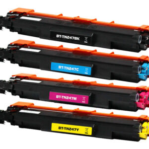 brother tn247/tn243 pack de 4 cartuchos de toner genericos