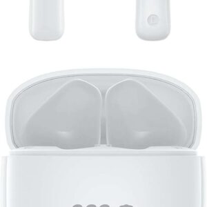 spc auriculares true wireless zion 2 play autonomia 28 horas base de carga usb c control por toques compatible con asistentes de voz luces led indicadoras color blanco