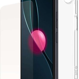spc pack de funda y cristal templado compatible con spc discovery de 6.5" carcasa extrarresistente proteccion contra arañazos diseño transparente color negro