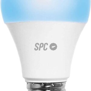 spc aura 1050 bombilla led regulable wi fi e27 ambientes personalizables control desde la app spc iot compatible con alexa y google home hogar inteligente interconectado color blanco