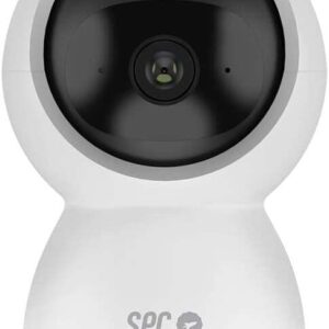 spc lares 360 camara de vigilancia wifi giro 360º full hd 1080p seguimiento de personas vision nocturna diseño discreto control desde tu smartphone color blanco