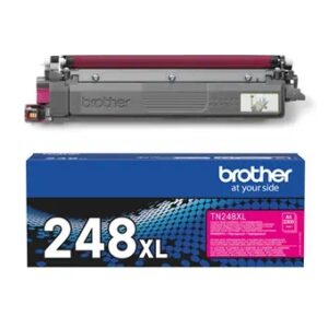 brother tn248xl magenta cartucho de toner original tn248xlm