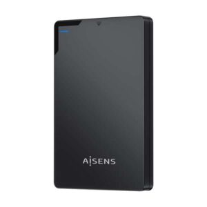 aisens caja externa 2,5" ase 2520b 9.5mm sata a usb 3.0/usb3.1 gen1 color negro