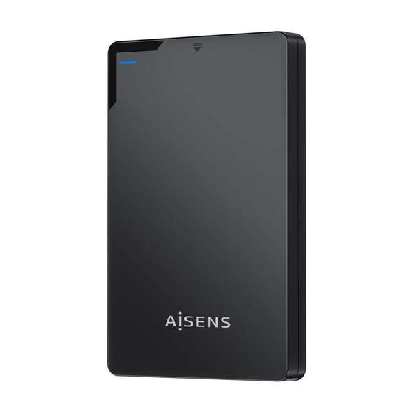 aisens caja externa 2,5" ase 2520b 9.5mm sata a usb 3.0/usb3.1 gen1 color negro