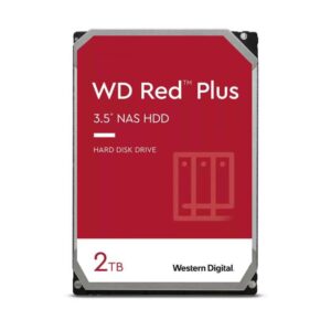wd red plus disco duro interno 3.5" 2tb nas sata3