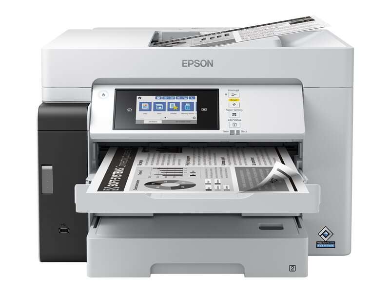 epson ecotank pro et m16680 impresora multifuncion monocromo a3 duplex wifi fax 25ppm