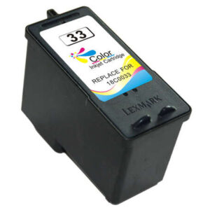 lexmark 33 color cartucho de tinta generico reemplaza 18cx033e