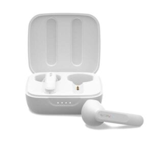 ngs artica move white auriculares intrauditivos bluetooth 5.3 tws manos libres asistente de voz autonomia hasta 7h base de carga color blanco