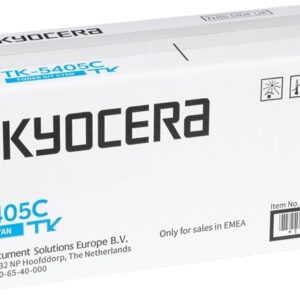 kyocera tk5405 cyan cartucho de toner original 1t02z6cnl0/tk5405c