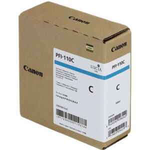 canon pfi110 cyan cartucho de tinta original 2365c001