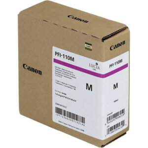 canon pfi110 magenta cartucho de tinta original 2366c001