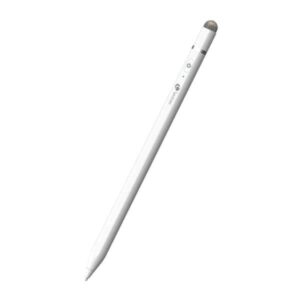 leotec stylus epen plus lapiz digital para pantalla tactil compatible con smartphones y tablets android, ios y windows boton on/off apagado automatico autonomia hasta 12h punta de repuesto