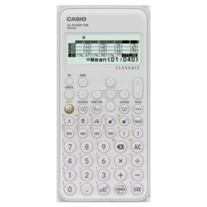 casio iberia classwiz fx 570sp calculadora cientifica pantalla lcd 12 digitos 560 funciones tapa protectora color blanco
