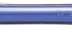 pentel fiesta ii portaminas hb 0.7mm con goma incluye 2 recargas grip de goma diseño ergonomico color azul
