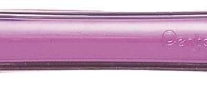 pentel fiesta ii portaminas hb 0.7mm con goma incluye 2 recargas grip de goma diseño ergonomico color rosa