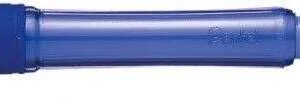 pentel fiesta ii portaminas hb 0.5mm con goma incluye 2 recargas grip de goma diseño ergonomico color azul