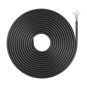 aisens bobina de cable de red exterior impermeable rj45 cat.6 utp rigido cca awg23 305m color negro