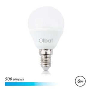 elbat bombilla led g45 6w 500lm e14 luz blanca