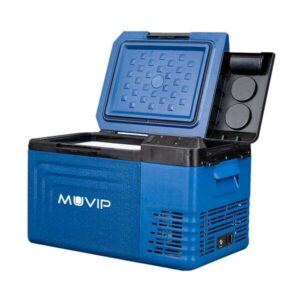 muvip nevera compresor portatil blue 19 litros temperatura entre 20º/+20º asas de transporte compresor silencioso color azul