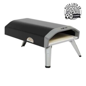 muvip horno de gas portatil para pizzas color negro
