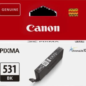 canon cli531 negro cartucho de tinta original 6118c001/cli531bk