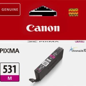 canon cli531 magenta cartucho de tinta original 6120c001/cli531m